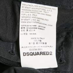 Dsquared2 Black Denim Jeans XXL Waist 38"