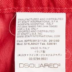 Dsquared2 Pink Denim Regular Fit Jeans XXL Waist 38"