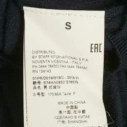 Dsquared2 Blue Cashmere Long Sleeve Sweater M