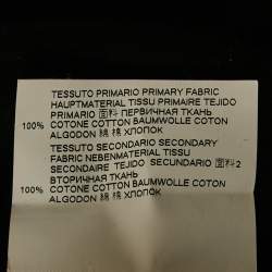 Pre Owned Dsquared2 Black Logo Print Jersey T-Shirt L