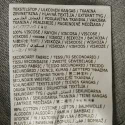 Pre Owned Dsquared2 Black Floral Print layered Blowing Drop Shirt M