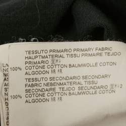 Pre Owned Dsquared2 Black Logo Printed Cotton Short Sleeve T-Shirt XS