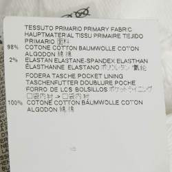 Pre Owned Dsquared2 White Distressed Denim Skater Jeans M Waist 32"