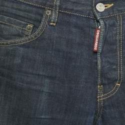Pre Owned Dsquared2 Blue Denim Skater Jeans S Waist 32 "