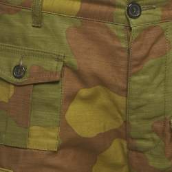 Pre Owned Dsquared2 Multicolor Camo Print Cotton Cargo Pants M