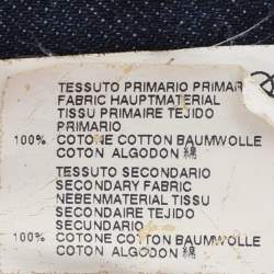 Pre Owned Dsquared2 Indigo Blue Denim Distressed Jeans L