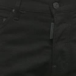 Pre Owned Dsquared2 Black Denim Cool Guy Jean M Waist Waist 34"