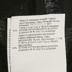 Pre Owned Dsquared2 Black Tiger Print Cotton Knit Crew Neck T-Shirt XXS