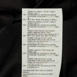 Pre Owned Dsquared2 Black Lurex Silk Evening Jacket M