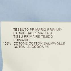 Pre Owned Dsquared2 Blue Cotton Long Sleeve Shirt L