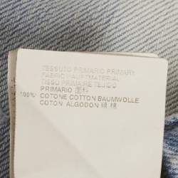 مملوكة مسبقًا بنطلون ديسكوارد2 جينز دينيم أزرق ممزق مقاس صغير (وسط 33 بوصة)