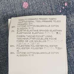 مملوكة مسبقًا بنطلون جينز ديسكوارد 2 دينيم ممزق أزرق طويل نوع كول غاي مقاس كبير قياس خصر 36 بوصة