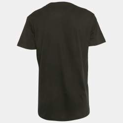 Pre Owned Dsquared2 Black Mexico Embroidered Jersey T-Shirt XL