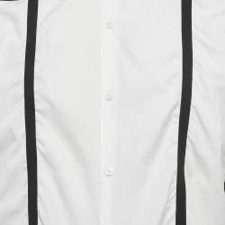 Pre Owned قميص ديسكوارد2 قطن تقليم شريط أبيض مقاس صغير (سمول)