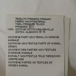 Pre Owned قميص ديسكوارد2 قطن تقليم شريط أبيض مقاس صغير (سمول)