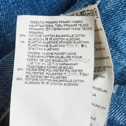 مملوكة مسبقًا Dsquared2 Blue Denim Skater Jeans S/Waist 32"