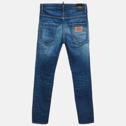مملوكة مسبقًا Dsquared2 Blue Denim Skater Jeans S/Waist 32"