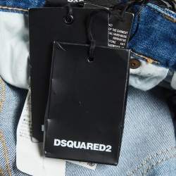 مملوكة مسبقًا Dsquared2 Blue Denim Skater Jeans S/Waist 32"