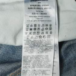 Pre Owned Dsquared2 Blue Fading Denim Slim Jeans XL/Waist 38"