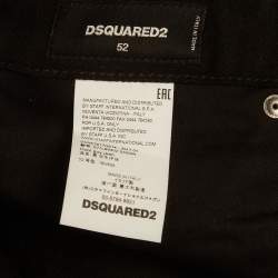 Pre Owned Dsquared2 Black Distressed Denim Cool Guy Jeans XL/Waist 36" 
