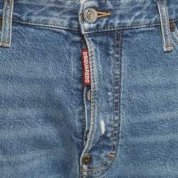 مملوكة مسبقًا Dsquared2 Blue Distressed Denim Cool Guy Jeans XL/Waist 36"