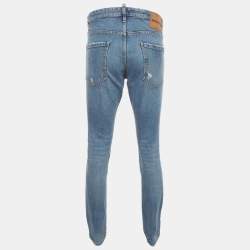 مملوكة مسبقًا Dsquared2 Blue Distressed Denim Cool Guy Jeans XL/Waist 36"