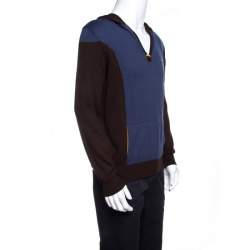 Dsquared2 Colorblock Kangaroo Pocket Detail Hooded Sweater L