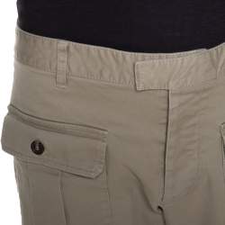 Dsquared2 Beige Stretch Cotton Cropped Cargo Trousers XXL