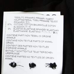 Pre Owned Dsquared2 Black Stretch Cotton Pocket Detail Long Sleeve Shirt L