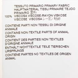 Pre Owned Dsquared2 Blue Poplin Hawaiian Print Metal Collar Detail Shirt L