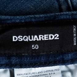 Pre Owned Dsquared2 Inidigo Medium Wash Denim Cool Guy Jeans L