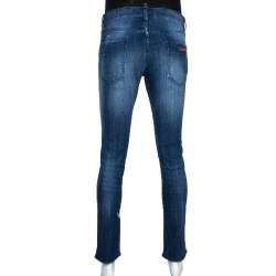 Pre Owned Dsquared2 Inidigo Medium Wash Denim Cool Guy Jeans L