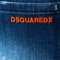 Pre Owned Dsquared2 Inidigo Medium Wash Denim Cool Guy Jeans L