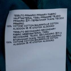 Pre Owned Dsquared2 Green Tie-Dye Cotton Slouch Fit T-Shirt XL