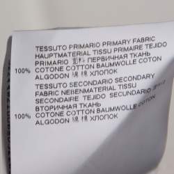 Pre Owned Dsquared2 Grey Rock Skull Print Cotton T-shirt L