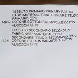 Pre Owned Dsquared2 Blue Cold Pigment Dyed Rainbow Print T-Shirt XXL