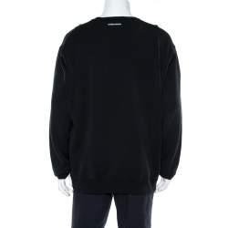 Dsquared2 Black Icon Print Cotton Cool Fit Sweatshirt XXL