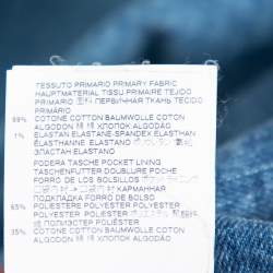 Pre Owned Dsquared2 Blue Denim Twist Jeans M