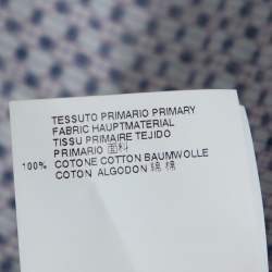 Dsquared2 Purple Printed Cotton Long Sleeve Shirt XL