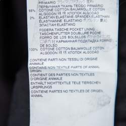 Pre Owned Dsquared2 Black Denim Tapered Leg Black Bull Jeans M