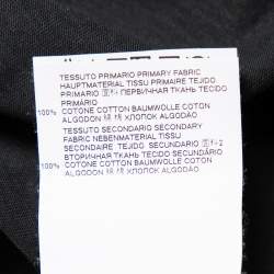 Pre Owned Dsquared2 Black Logo Graphic Printed Cotton Crewneck T-Shirt S