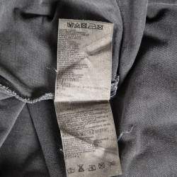 Dsquared2 Grey Canten Brothers Print Dyed Cotton Jersey T-Shirt S