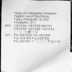 Pre Owned Dsquared2 Bicolor Textured Striped Detail Short Sleeve Polo T-Shirt M