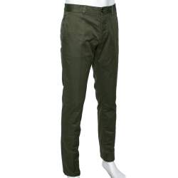 Dsquared2 Green Cotton tapered Leg Pants L