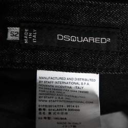 Pre Owned Dsquared2 Grey Distressed Denim Jeans XL