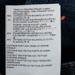 Pre Owned Dsquared2 Navy Blue Cotton Cool Guy Jeans L