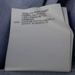 Pre Owned Dsquared2 Blue Cotton Tailor Dean Classic Fit Shirt L