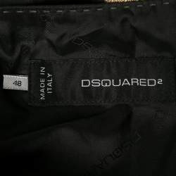 Pre Owned Dsquared2 Gold Silk Waist Coat M