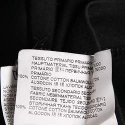 Pre Owned Dsquared2 Black Printed Cotton Short Sleeve T-Shirt M