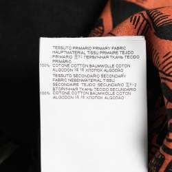 Pre Owned Dsquared2 Black Printed Cotton Short Sleeve T-Shirt M